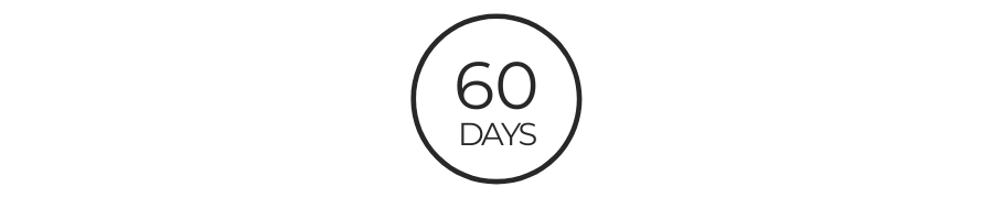 Garantía de devolución de 60 días